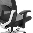 thumbnail image 3 of Scranton & Co Black Matrix Back Manager's Chair in Black Fabric, 3 of 9