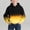 Yellow, variant on Kids Yellow Hoodie Boys Gradient Black Soundwave Pullover Youth Hooded Sweatshirt Stretchy Comfortable with Pocket,Size 3-4 T
