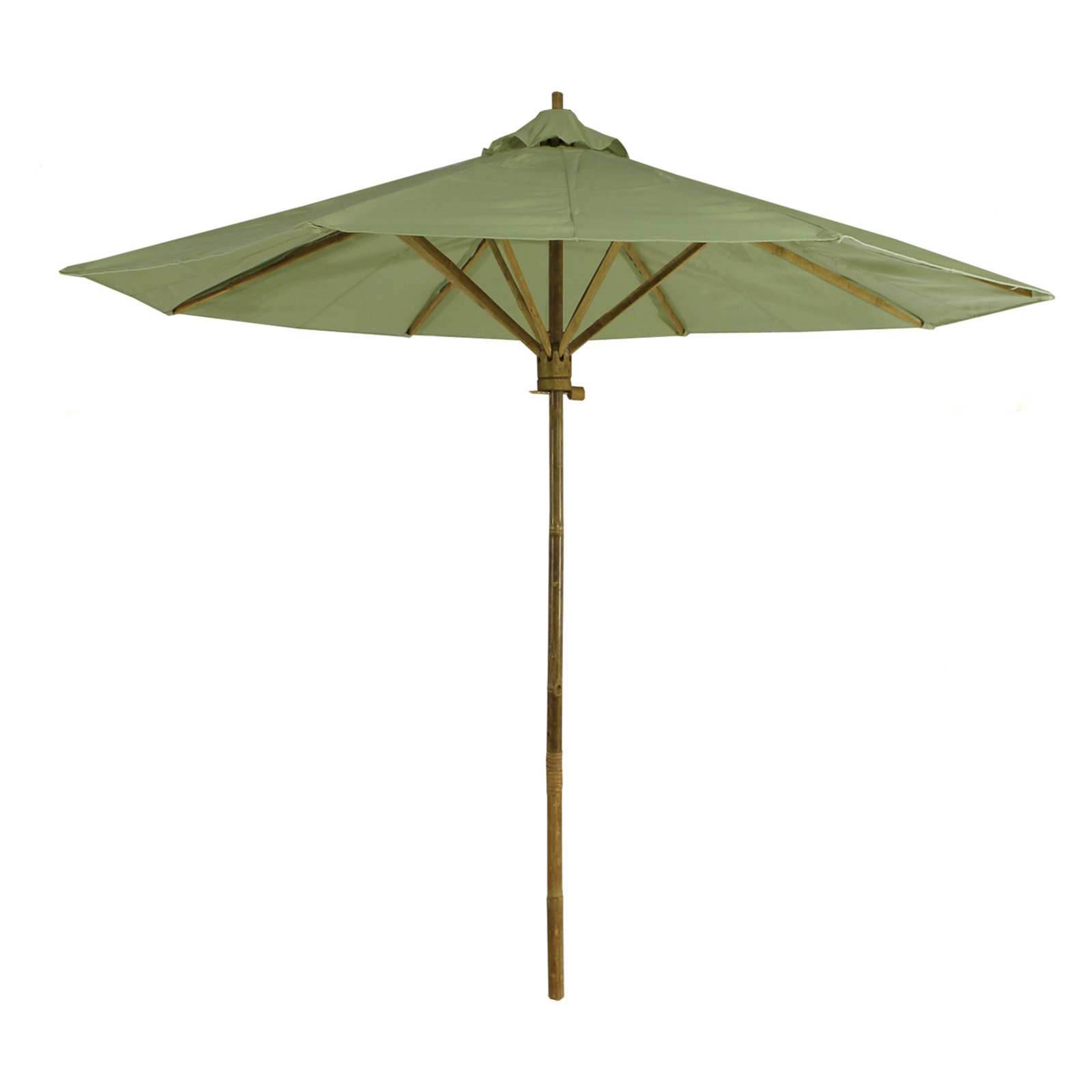 Statra 7 ft. Bamboo Polyester Canvas Umbrella