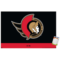 NHL Ottawa Senators - Logo 21 Wall Poster, 22.375" x 34"