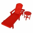 thumbnail image 2 of WestinTrends Dylan 2 Piece Adirondack Reclining Chaise Lounge With Arms, Red, 2 of 2