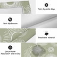 thumbnail image 6 of Geometric Outdoor Rug for Patio/Deck/Porch, Non-Slip Large Area Rug 6 x 9 Ft, Abstract Sage Green White Boho Circle Dot Indoor Outdoor Rugs Washable Area Rugs, Reversible Camping Rug Carpet Runner, 6 of 8