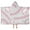 Gray Pink Baseball, variant on Green and Brown Football Stitch Pattern Hooded Bath Towel，50"x30" for Ages 3 To 12 Kids, Quick Dry Lightweight Soft Microfiber Hood Beach Towel Cover Up for Kids