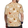 thumbnail image 2 of Wukai Autumn and Thanksgiving Print Men's Short-Sleeved Mesh T-Shirt,Quick-Dry Short Sleeve Workout T-Shirt-Large, 2 of 8