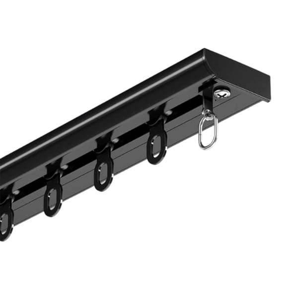 Aluminum curtain rail, metal rail system, ceiling rail curtain rail system for bedroom/privacy screen/dressing room/room divider