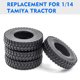 thumbnail image 2 of Neumáticos de goma RC Crawler, neumáticos de coche RC, 4 Uds. De repuesto para Tractor Tamiya 1/14 Meterk Neumático, 2 of 7