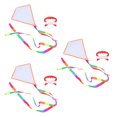 thumbnail image 4 of Kite à Colorier DIY Kite à Longue Queue Blanc Facile à Voler avec Ligne Pivotante, 4 of 8