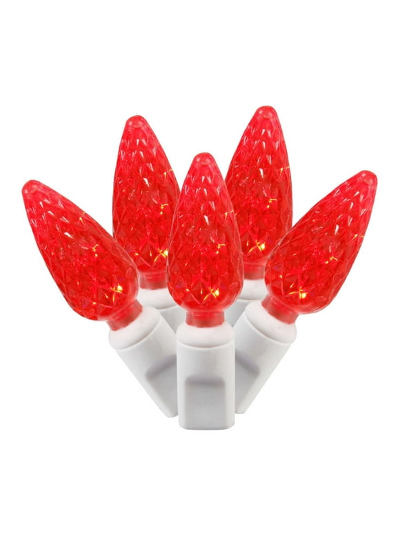 Red Christmas Lights in Christmas Tree Lights by Color