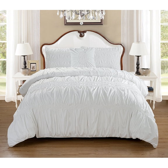 All Season 10-PIECE Bed in a Bag Full/Queen White