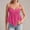 Hot Pink, variant on Women's Summer Fashion Casual Chiffon Lace Trim Camisole Top Women’s Cami Tanks