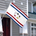thumbnail image 3 of Aihccy Governor of Dutch Guyana 1966-1975 Flag with Brass Grommets Size - 3x5Ft, 3 of 3