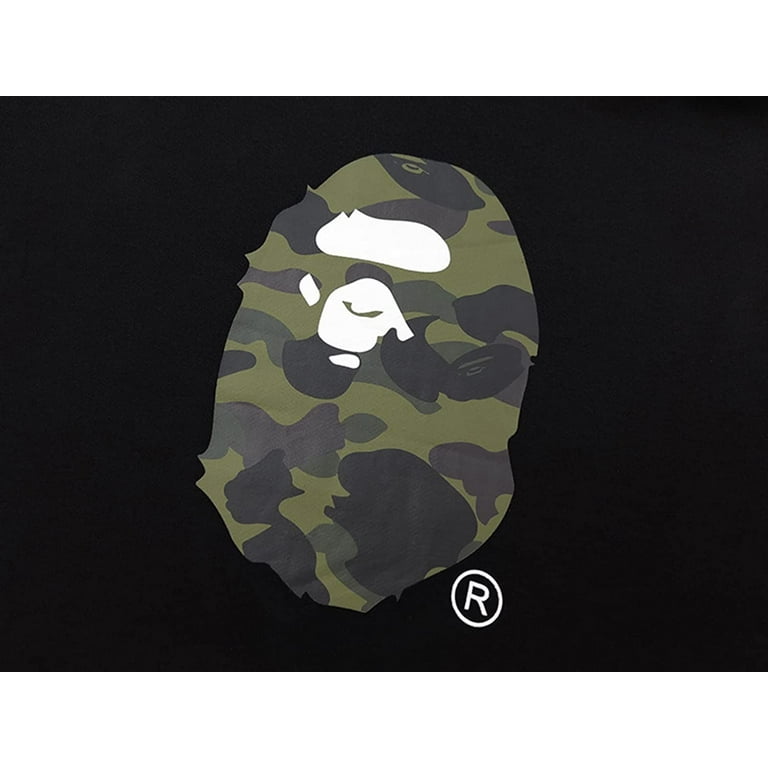 Bape Hoodie Full Zip Shark Camo Head Jacket Hip Hop Tops Ape Coat for Men Women Boys Girls Kids Walmart