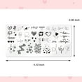 thumbnail image 5 of Valentine's Day Stamping Plate Heart Pattern Nail Art Board Template Stainless Steel Nail Design Printing Stencil Image Plate, 5 of 5