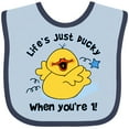 thumbnail image 3 of Inktastic Life's Ducky 1st Birthday Boys or Girls Baby Bib, 3 of 4