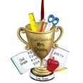 thumbnail image 2 of Personalized Best Teacher Cup Christmas Ornament - Heroes of the Classroom - Kindergarten - Teacher Gifts - Appreciation - Elementary School, 2 of 2