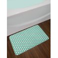thumbnail image 2 of Pineapple Bath Mat, Tropical Fruit Ananas Sketch Repetitive Paper Cut Pop Art Pattern, Plush Bathroom Decor Mat with Non Slip Backing, 29.5" X 17.5", Sea Green Charcoal Grey, by Ambesonne, 2 of 2