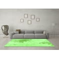 thumbnail image 3 of Ahgly Company Indoor Square Solid Green Modern Area Rugs, 3' Square, 3 of 4