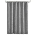 Mainstays Gray Burnout Damask Polyester Shower Curtain, 70" x 72", Grey