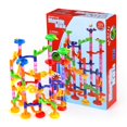 thumbnail image 2 of (Free One Week Delivery)X  105-Piece Kids Transparent Plastic Marble Run Coaster Track for STEM  Learning  Education, 2 of 8