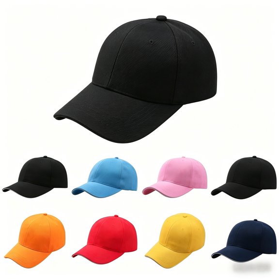 HNMKIU Baseball Hat Solid Color Casual Everyday Versatile for Men Women