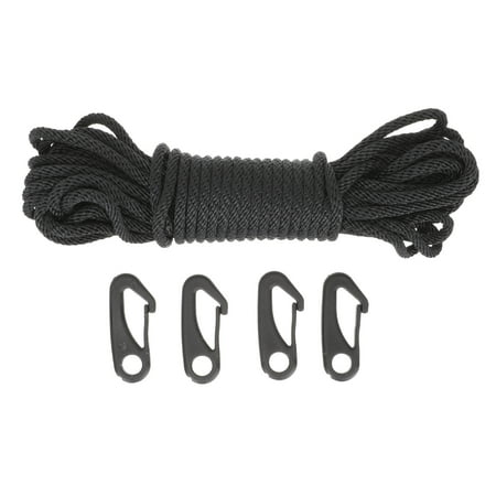 

JMXIANG 1 set of Flagpole Replacement Rope Flag Rope Flagpole Lifting Rope with Hooks