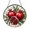 Acrylic 3.5 Inch, variant on Pomegranate Glass Suncatcher Window Hanging Decor, Rich Red Fruit Botanical Design, Unique Home Accent Gift