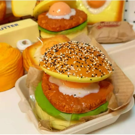 Stacked Burger Sandwich Squishy