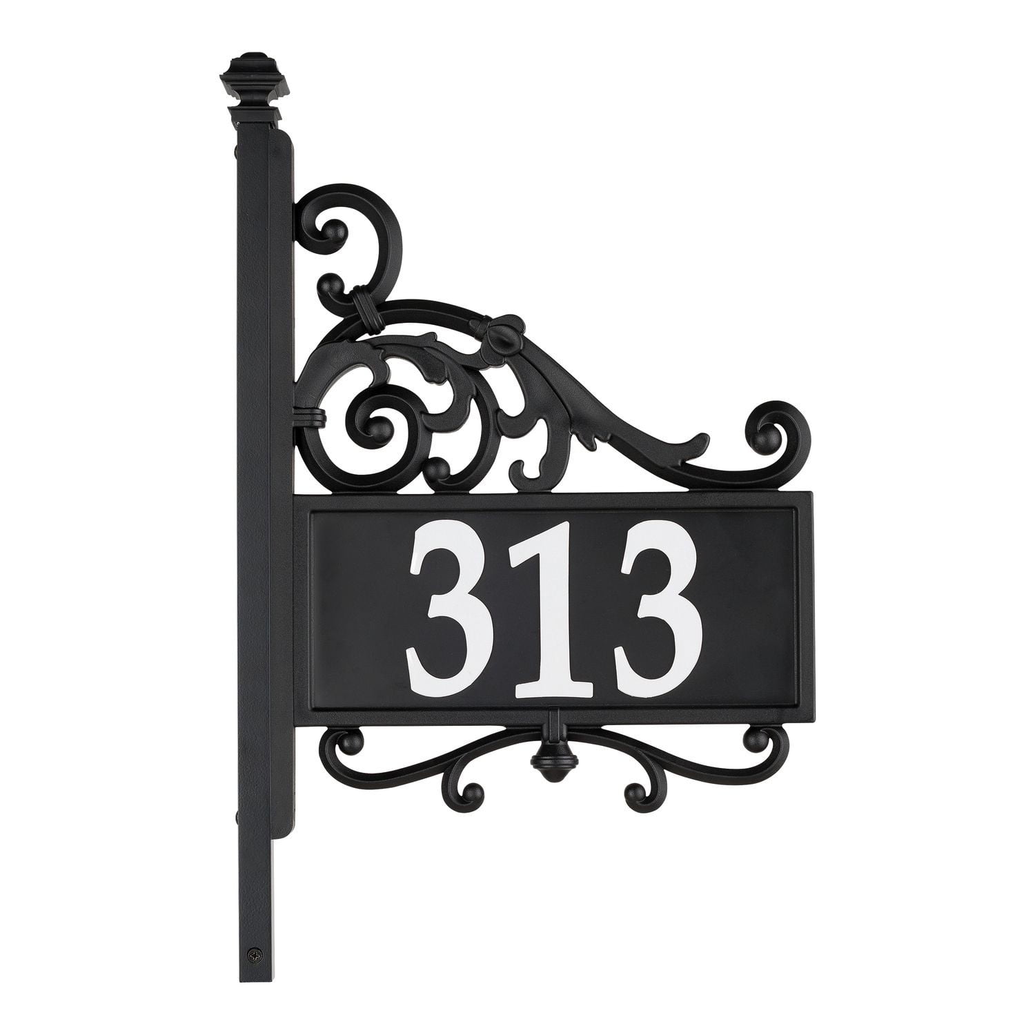 Whitehall Reflective Address Post Sign Nite Bright House Number