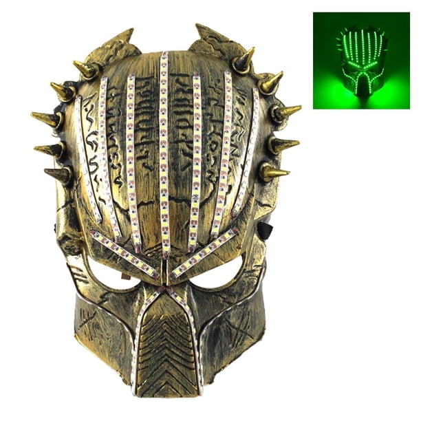 Cara De Halloween Led Horror Scary Evil Full Head Face Cover Para Accesorios De Cosplay Kearding HA040860-02
