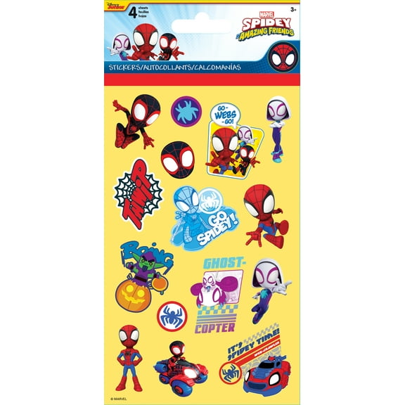 Trends International Marvel Spidey and His Amazing Friends Standard 4-Sheet Stickers