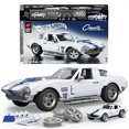 thumbnail image 1 of Mattel Brick Shop Hot Wheels Corvette Grand Sport Building Toy Kit (918 Pieces), for Collectors, 1 of 7