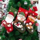 thumbnail image 5 of Medias navideñas Bolsa de medias navideñas para escaleras Chimenea Colgante Decoración navideña para el hogar, Papá Noel como se muestra, 5 of 5