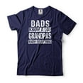 thumbnail image 4 of Mens Funny Grandpa shirt Dads Know A Lot Grandpas Know Everything T-Shirt Fathers Day Grandpa Tee (3X-Large Military Green), 4 of 6