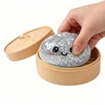 thumbnail image 4 of EGNMCR Stress Relief Toy;Puzzle Stress Relief Toy;Fidget Toy Decompression Big Bun Toy Imitation Of True And False Tool Small Silicone Stress Relieving Release Hand Pinching Stress Ball, 4 of 4