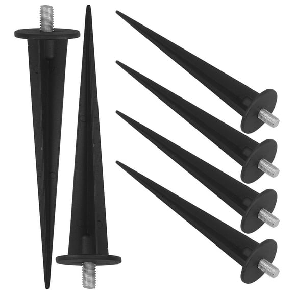 6pcs Garden Ground Stakes Spikes for Lamp Made of Aluminum Alloy