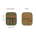 thumbnail image 2 of Multi-Pocket Chair Side Hanging Bag Canvas Hanging Organizer Beside Storage Bag for Camping Table, 2 of 8
