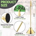 thumbnail image 2 of 12Pcs Table Number Holders 9 Inch Place Card Holder with Alligator Clip Metal Table Card Holders Table Number Stands, 2 of 7