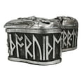 thumbnail image 6 of Norse Runes Coat of Arms Heraldry Thor Hammer Mjolnir Decorative Jewelry Box, 6 of 10
