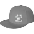 thumbnail image 2 of You're Killin' Me Smalls? Hat Flat Bill Baseball Hats Black Fashion Hip Hop Cap for Men Women, 2 of 8