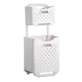 thumbnail image 2 of Laundry Hamper, Space Saving Sturdy Portable Foldable Laundry Basket Large Capacity  For Dormitory, 2 of 8