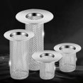 thumbnail image 2 of Floor Drain Filter Mesh Basket Filter Hair Trap Strainer Stainless Steel for Kitchen Sink Bathroom Bathtub Wash Basin, 2 of 5
