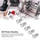 thumbnail image 5 of High quality 5pcs 3D Printer E3D V6 Copper Plated Nozzle Extruder Print Head M6, 5 of 5