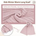 thumbnail image 4 of FZ FANTASTIC ZONE Kids Toddler Infants Winter Beanie Hats Scarfs Gloves Set Pompom Caps Mittens Neck Warmer with Fleece Gifts for 0 6 12 18 Months 1 2 3 4 Years Old Baby Girls Boys, Pink, 4 of 6