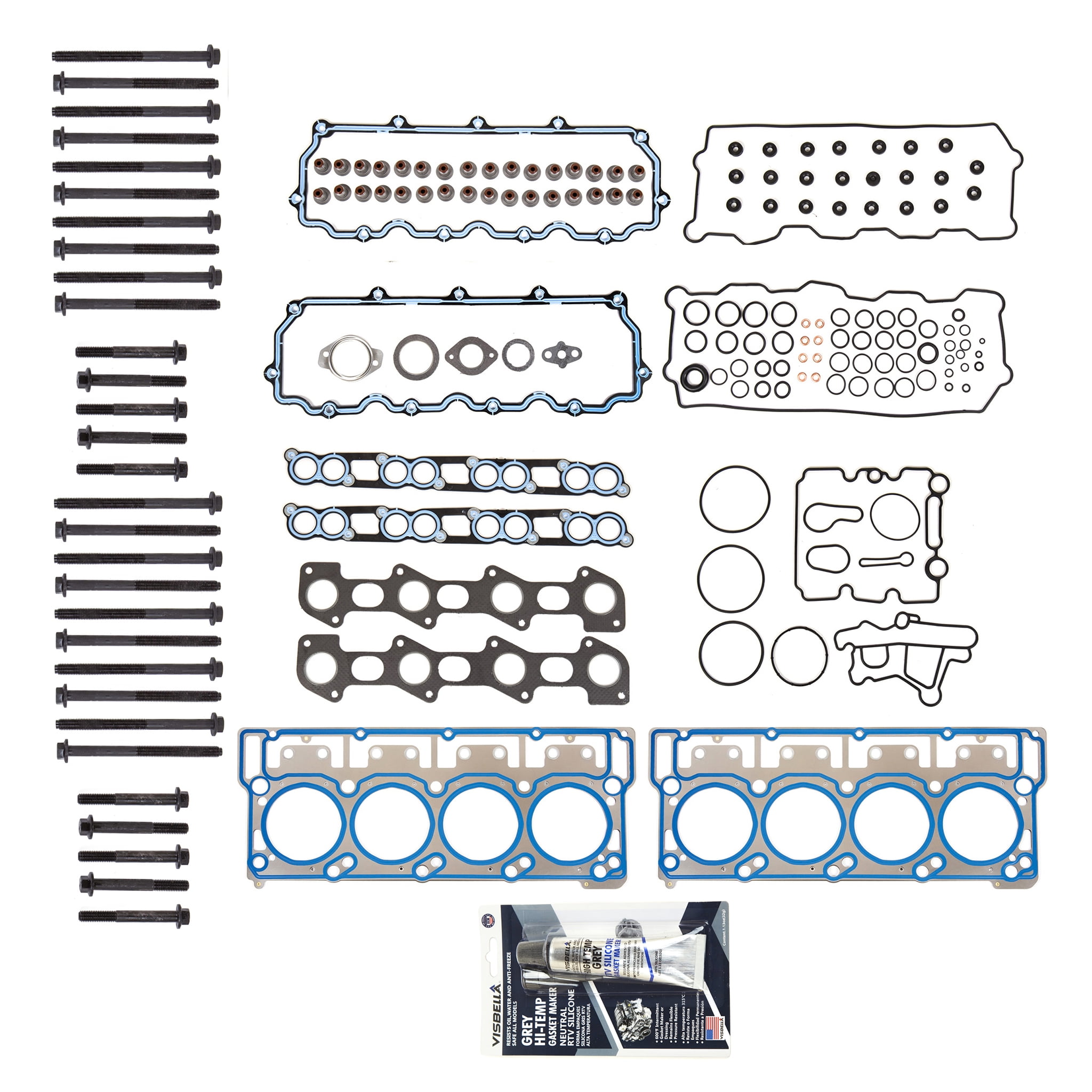 Evergreen HSHB3027 Cylinder Head Gasket Set Head Bolt