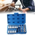 thumbnail image 2 of 34Pieces 3/8" Drive Socket Bit Set Handheld Tool Ratchet Socket Set for Car Home, 2 of 8