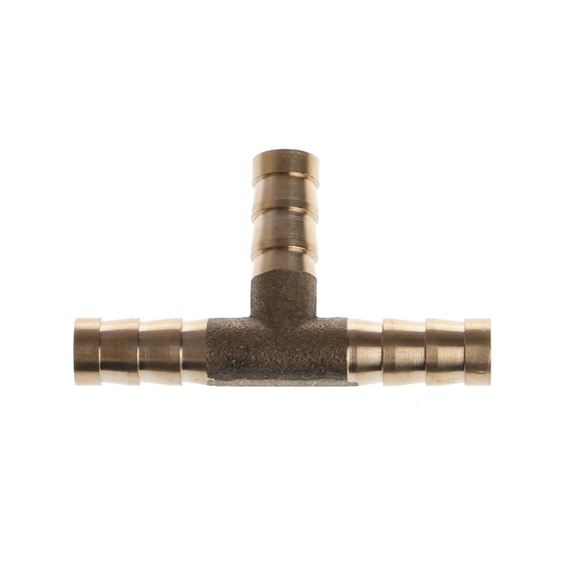 ZUARFY 616mm Brass T Piece 3 Way Fuel Hose Joiner Connector For Air