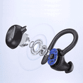thumbnail image 3 of Auriculares Deportivos Bluetooth Impermeables Con Gancho Negros, 3 of 5