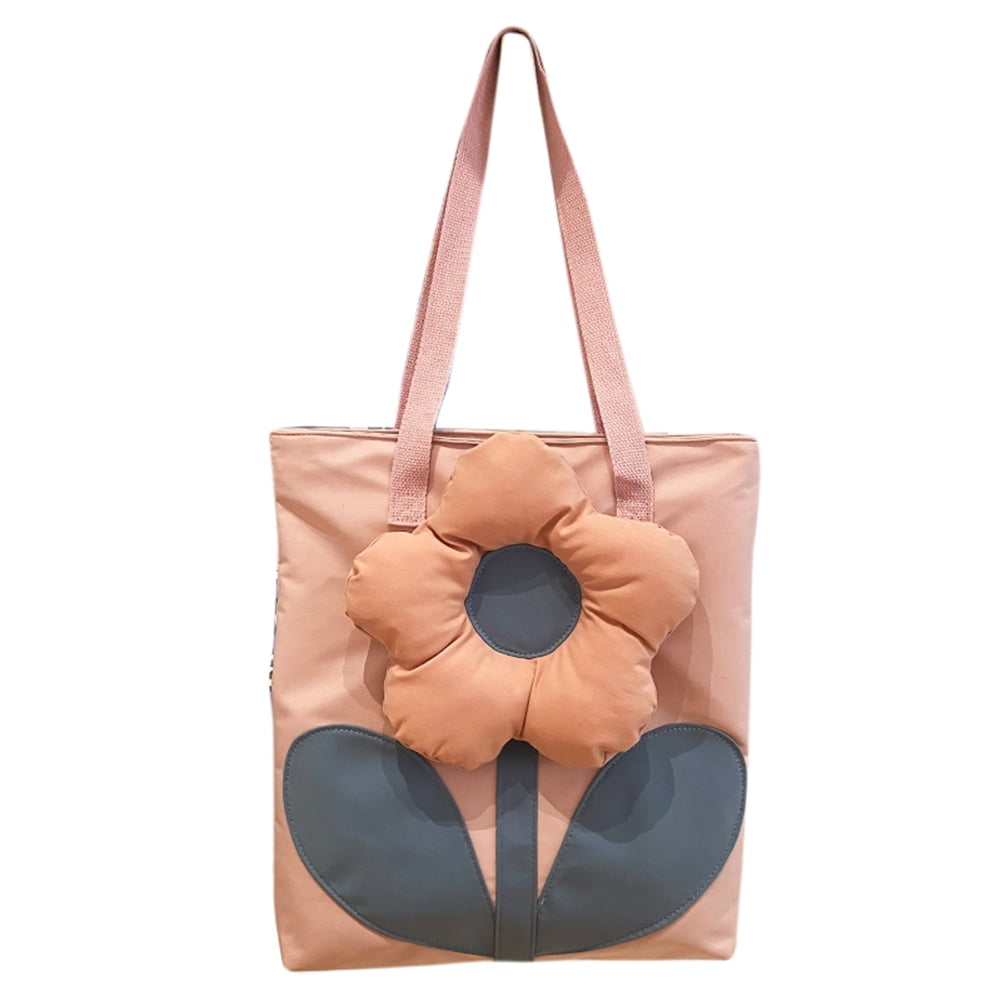 Mymisisa Fashion Women 3D Flower Shoulder Bag Large Capacity Tote