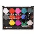 thumbnail image 1 of Face Paint Kit, Professional Quality Face & Body Paint, 15 Colors & 1 Brushes Makeup Face Paint Palette Set, 1 of 3
