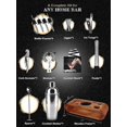 thumbnail image 2 of Cocktail Set Cocktail Making Set 13pcs Barware Sets 750ml Stainless Steel Bar Cocktail Shaker Set Bartender Kit Bar Set, 2 of 5